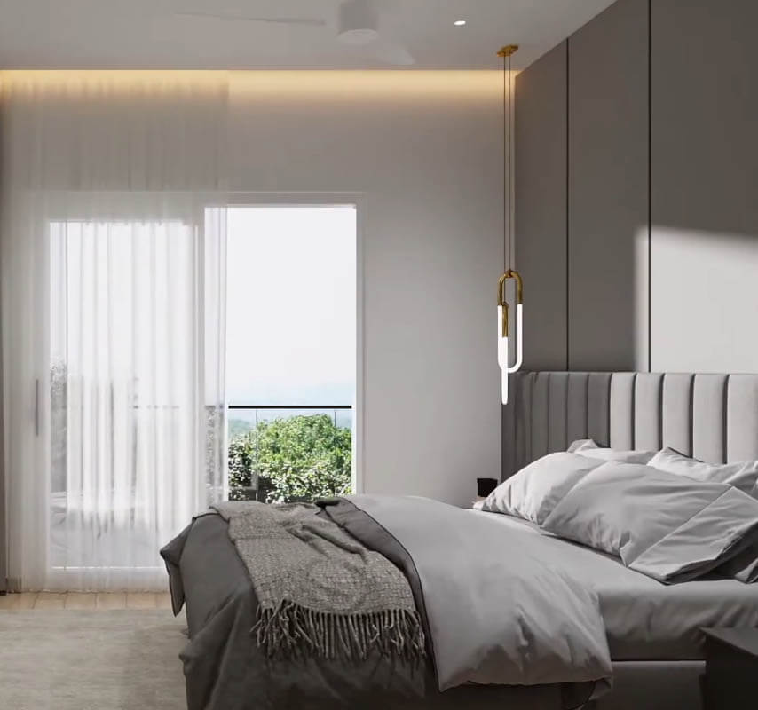 Guest rooms for visitors