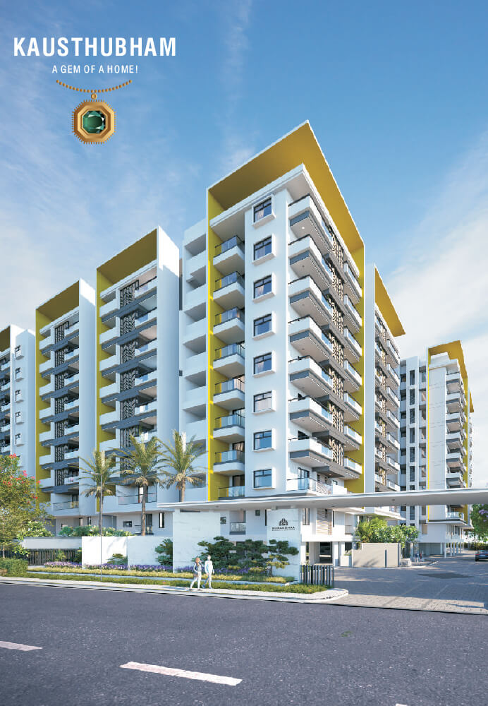 Luxury 2 & 3 BHK apartments in Narayanapuram, featuring a grand clubhouse and lush open spaces