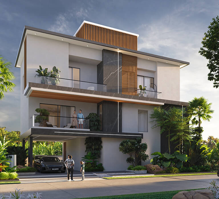 Uber luxury triplex villas in Padipeta—a private enclave of just 70 homes with world-class clubhouse and lifestyle features.